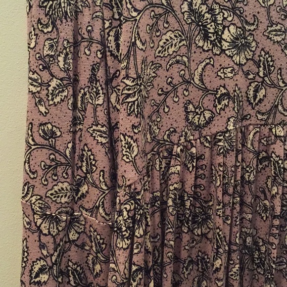 Purple paisley long sleeve flowy top - Picture 2 of 4